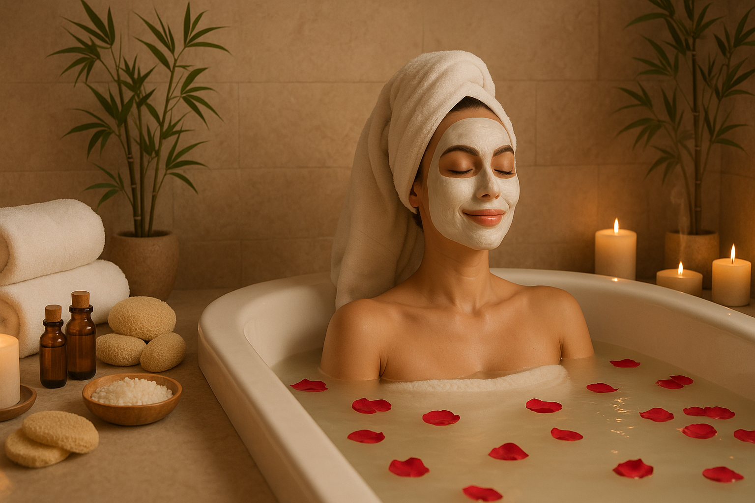 women spa at home horizontal 